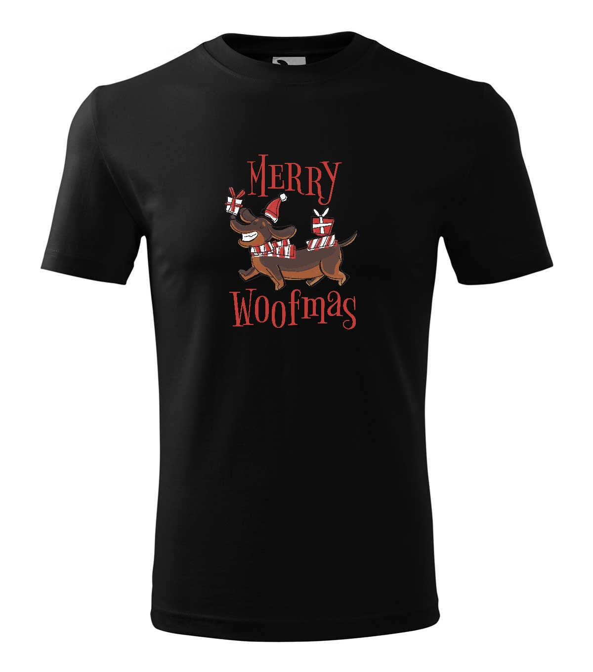 Vicces Karácsonyi Póló - Merry Woofmas