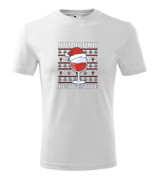 Vicces Karácsonyi Póló - Not Drunk
