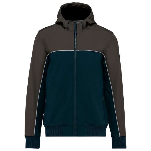 UNISZEX HÁROMRÉTEGŰ KÉT SZÍNŰ BIONIKUS BEVONATTAL ELLÁTOTT SOFTSHELL DZSEKI WK450