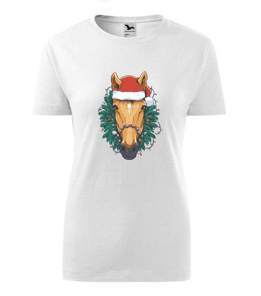 Christmas Horse női technikai póló