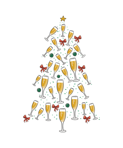 Karácsonyi Póló - Christmas Champagne