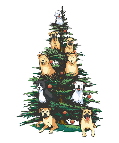 Karácsonyi póló - Christmas Dogs