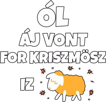 Vicces Karácsonyi Póló - Ól Áj Vont
