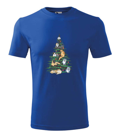 Karácsonyi Póló - Christmas Tree With Cats