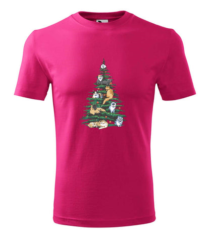 Karácsonyi Póló - Christmas Tree With Cats