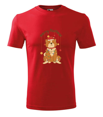 Karácsonyi Póló - Karácsonyi cuki fluffy kutyus