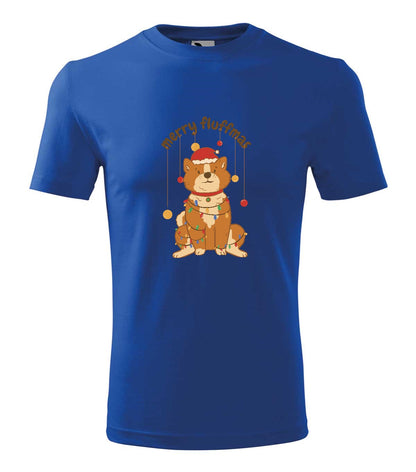 Karácsonyi Póló - Karácsonyi cuki fluffy kutyus