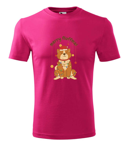 Karácsonyi Póló - Karácsonyi cuki fluffy kutyus