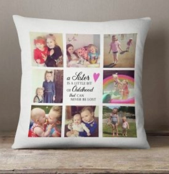 EmlékPárna – Egyedi Fényképes Díszpárna (40×40 cm, töltelékkel)