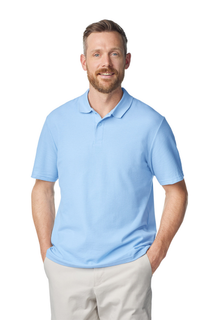 SOFTSTYLE™ ADULT DOUBLE PIQUÉ POLO GI64800