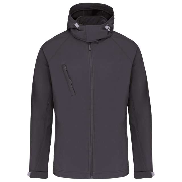 FÉRFI KAPUCNIS SOFTSHELL KABÁT KA413