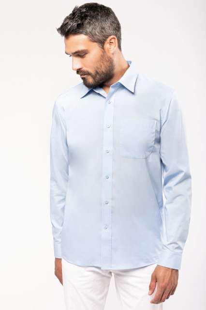 JOFREY - FÉRFI HOSZÚ UJJÚ KÖNNYEN KEZELHETŐ POLYCOTTON POPLIN ING KA545