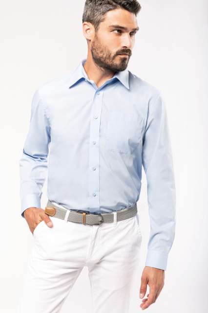 JOFREY - FÉRFI HOSZÚ UJJÚ KÖNNYEN KEZELHETŐ POLYCOTTON POPLIN ING KA545
