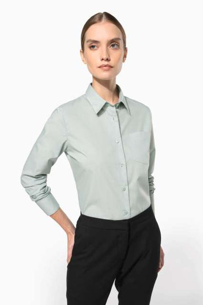 JESSICA - NŐI HOSSZÚ UJJÚ KÖNNYEN KEZELHETŐ POLYCOTTON POPLIN ING KA549