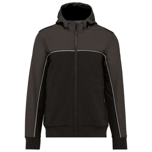 UNISZEX HÁROMRÉTEGŰ KÉT SZÍNŰ BIONIKUS BEVONATTAL ELLÁTOTT SOFTSHELL DZSEKI WK450