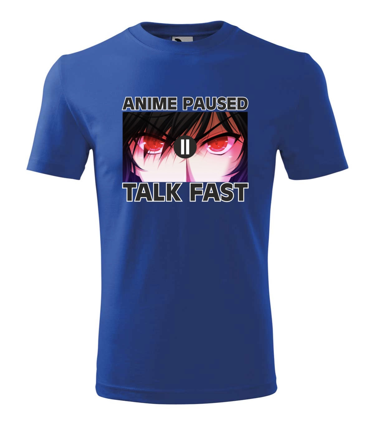 Anime Paused férfi technikai póló