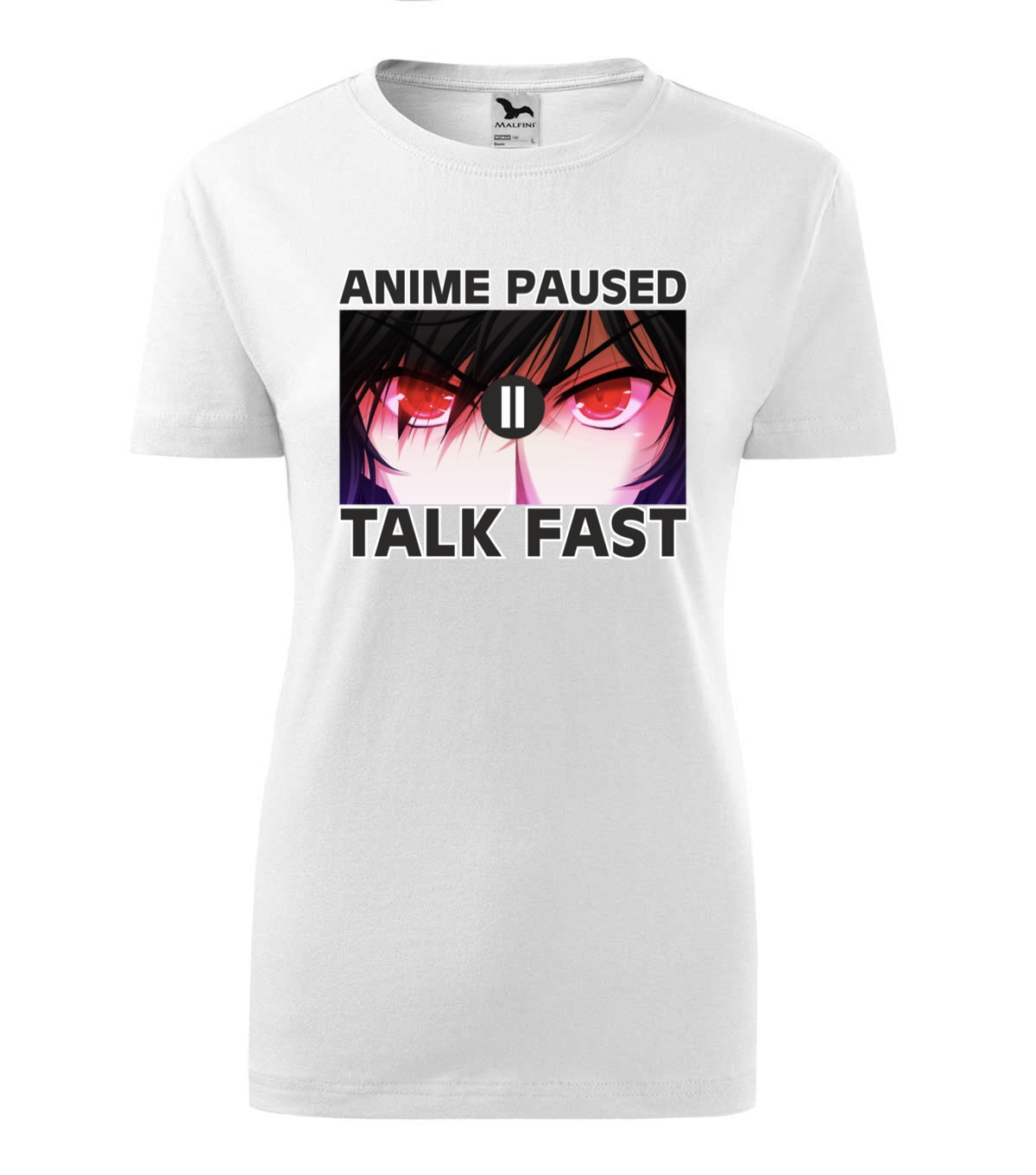 Anime Paused női technikai póló