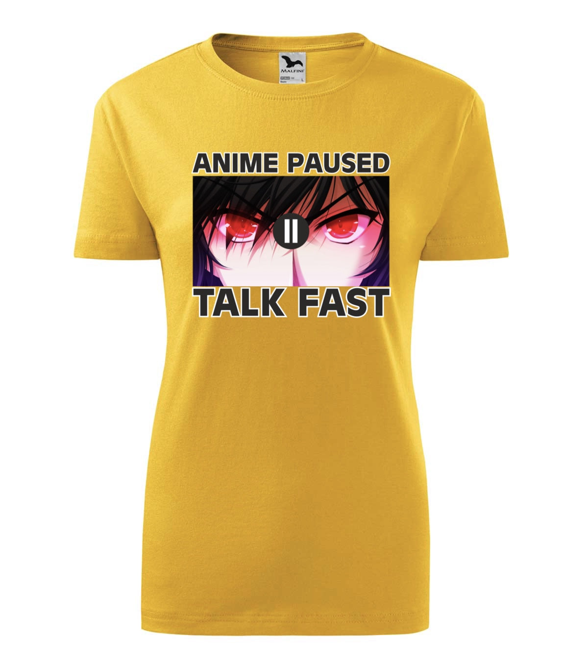 Anime Paused női technikai póló