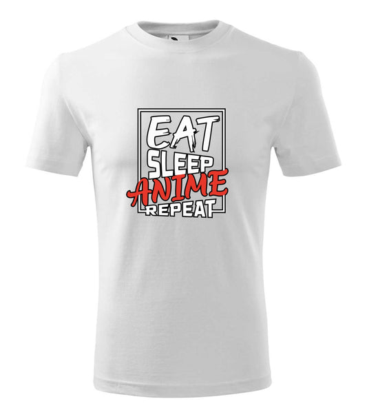 Eat Sleep Anime férfi póló