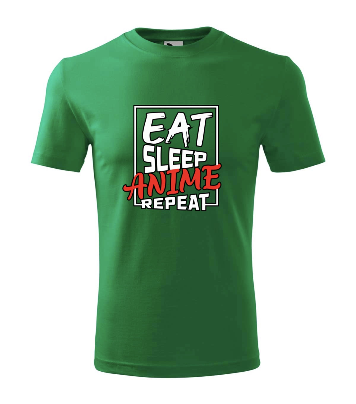 Eat Sleep Anime férfi technikai póló