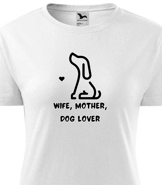 Dog lover mom női póló