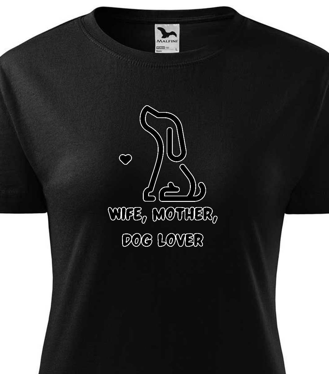 Dog lover mom női technikai póló
