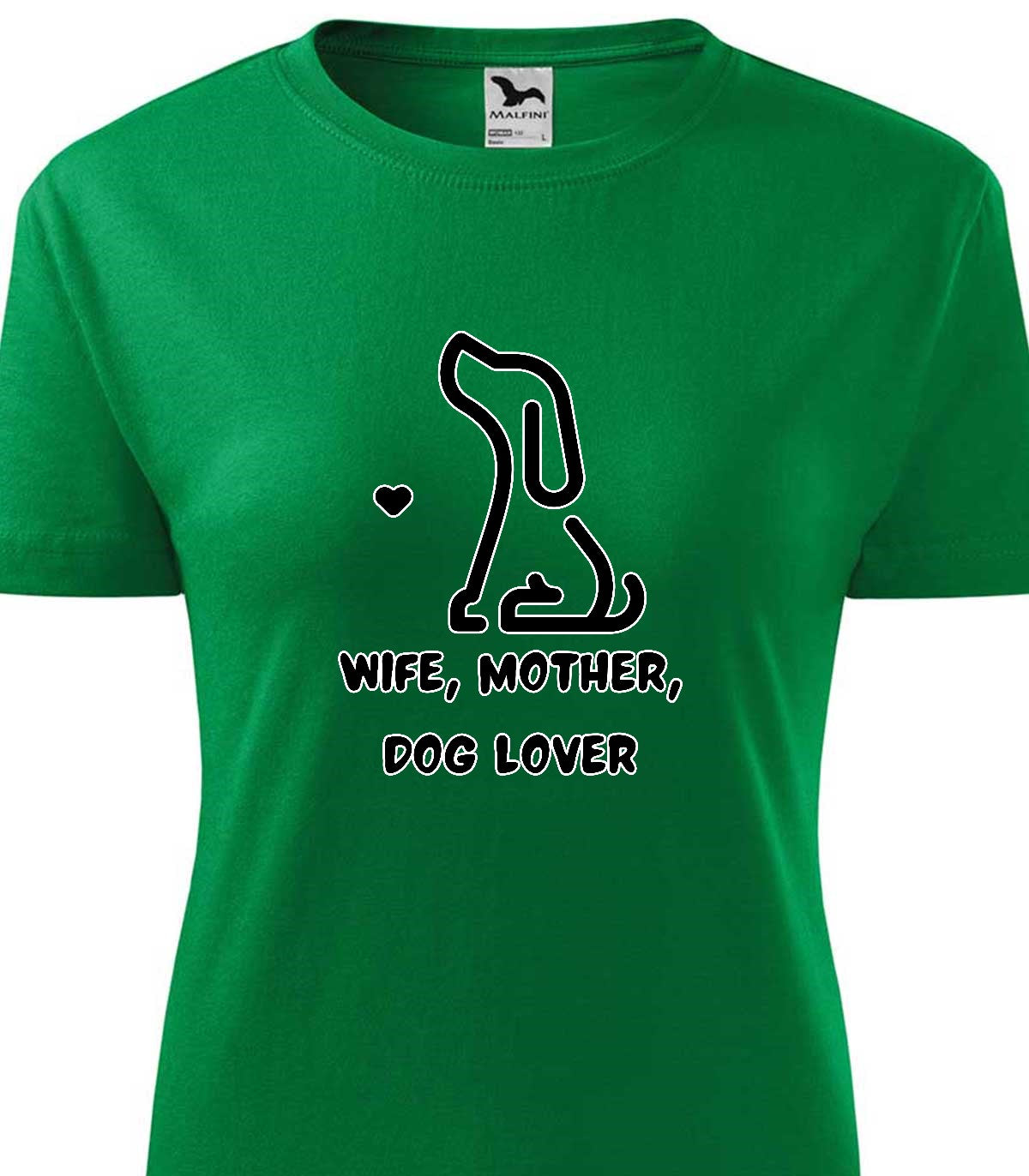 Dog lover mom női technikai póló