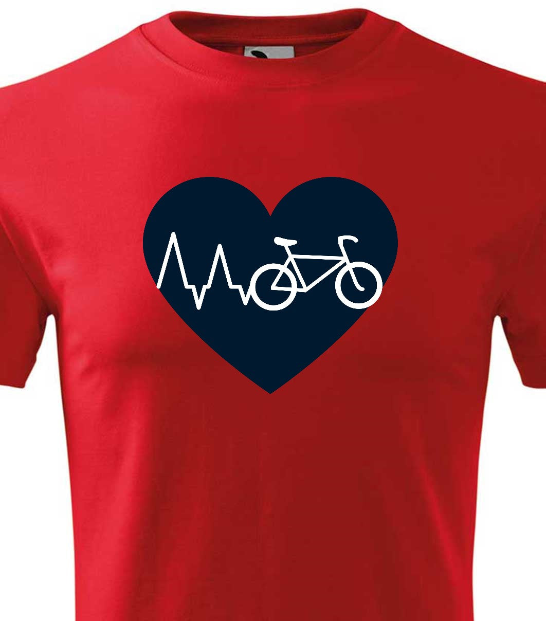 EKG Bicikli 2 férfi póló