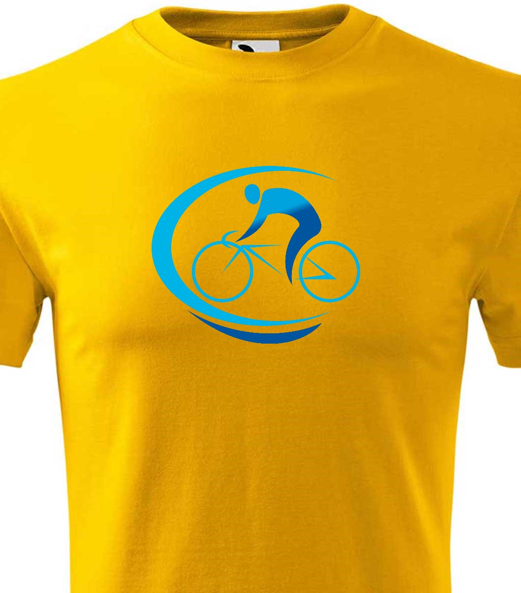 Versenyző biciklis gyerek póló