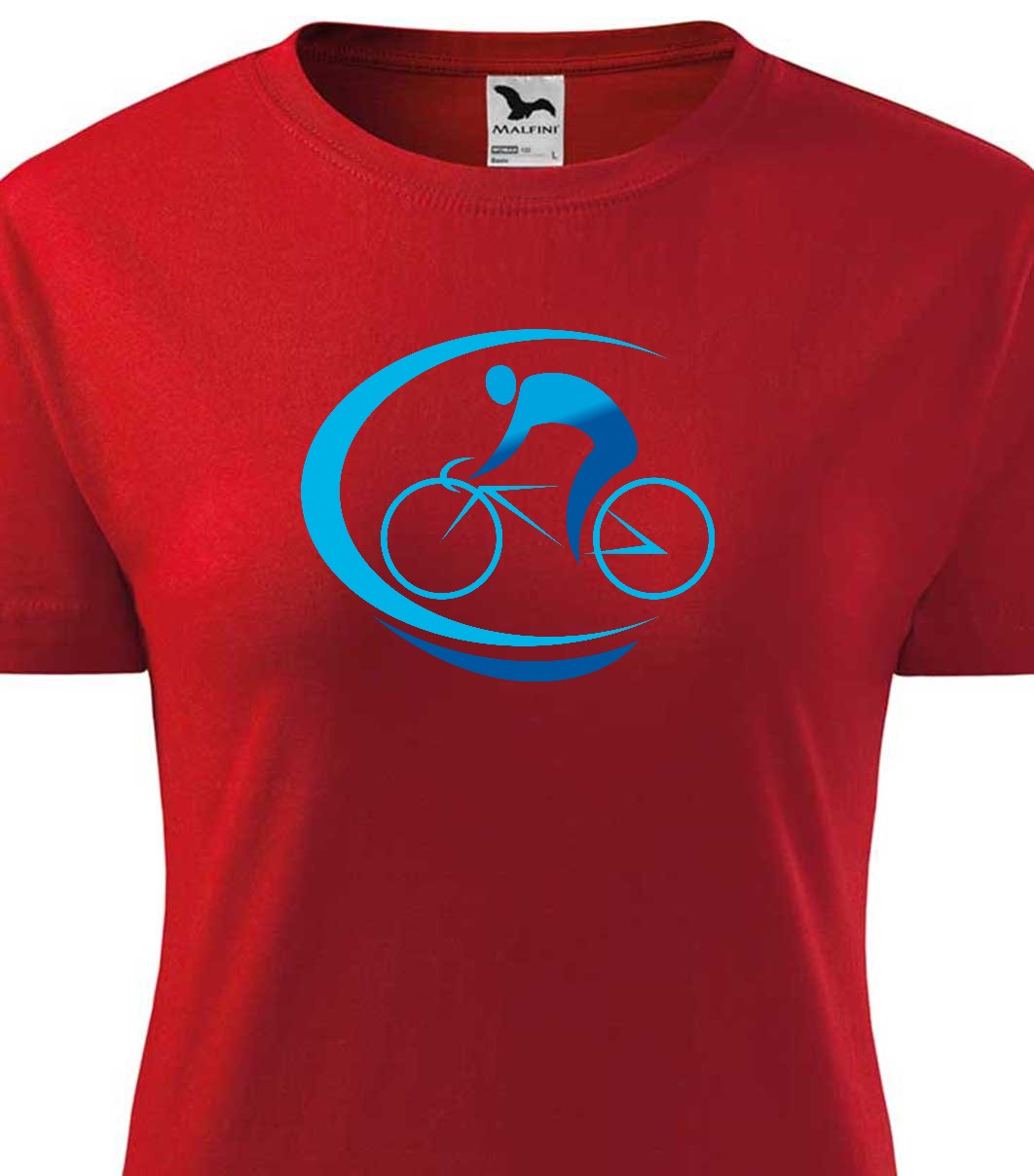 Versenyző biciklis női technikai póló