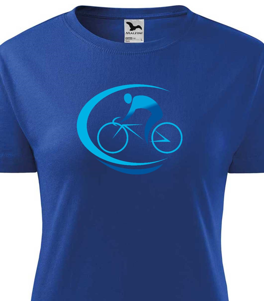 Versenyző biciklis női póló