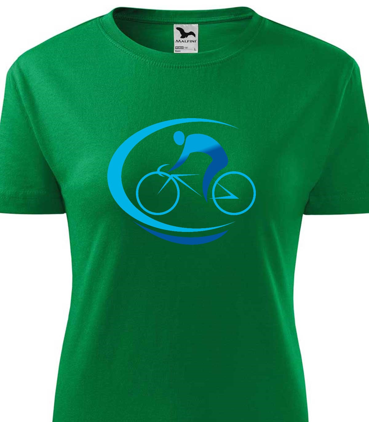 Versenyző biciklis női póló