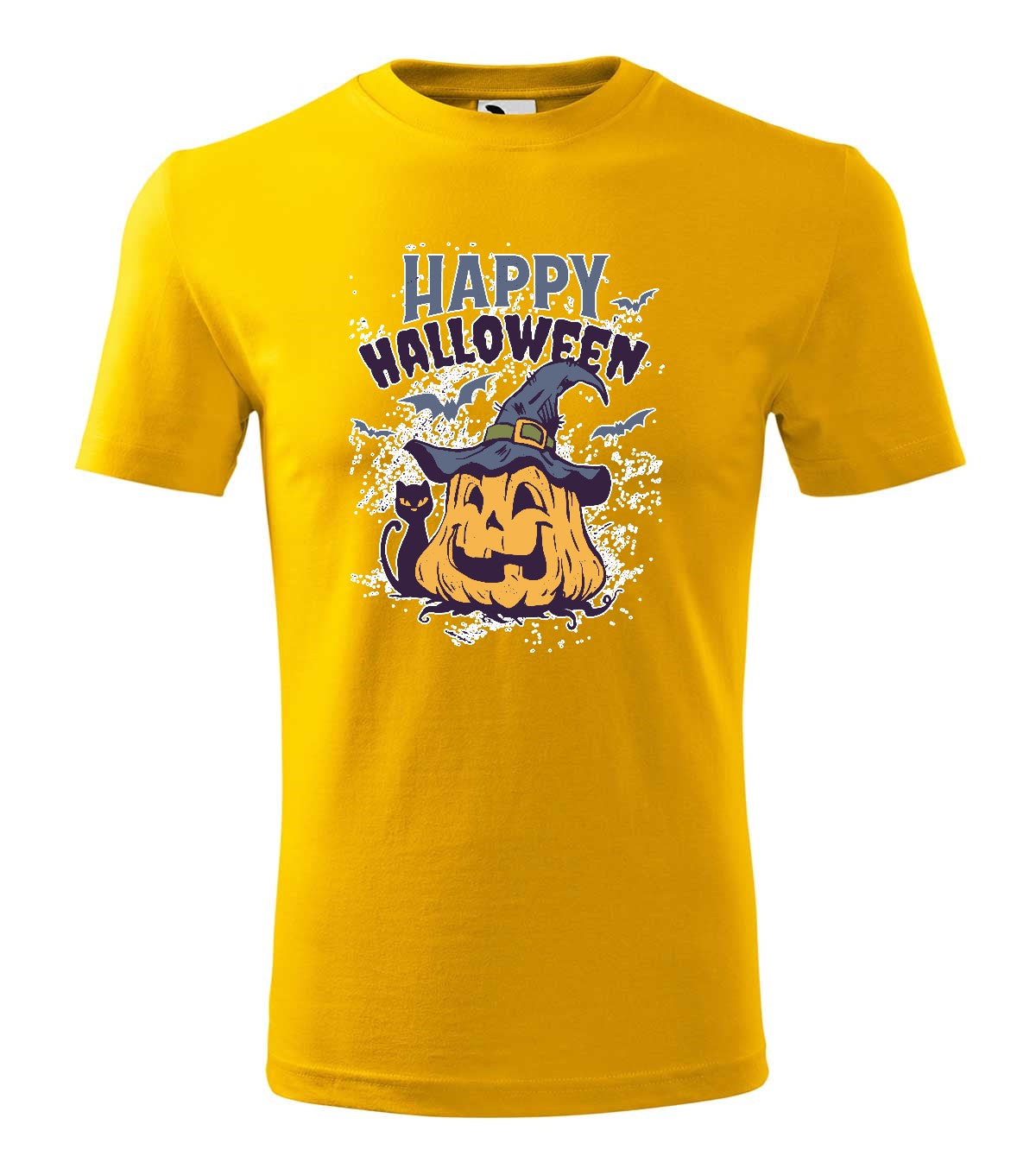 Happy Halloween férfi technikai póló
