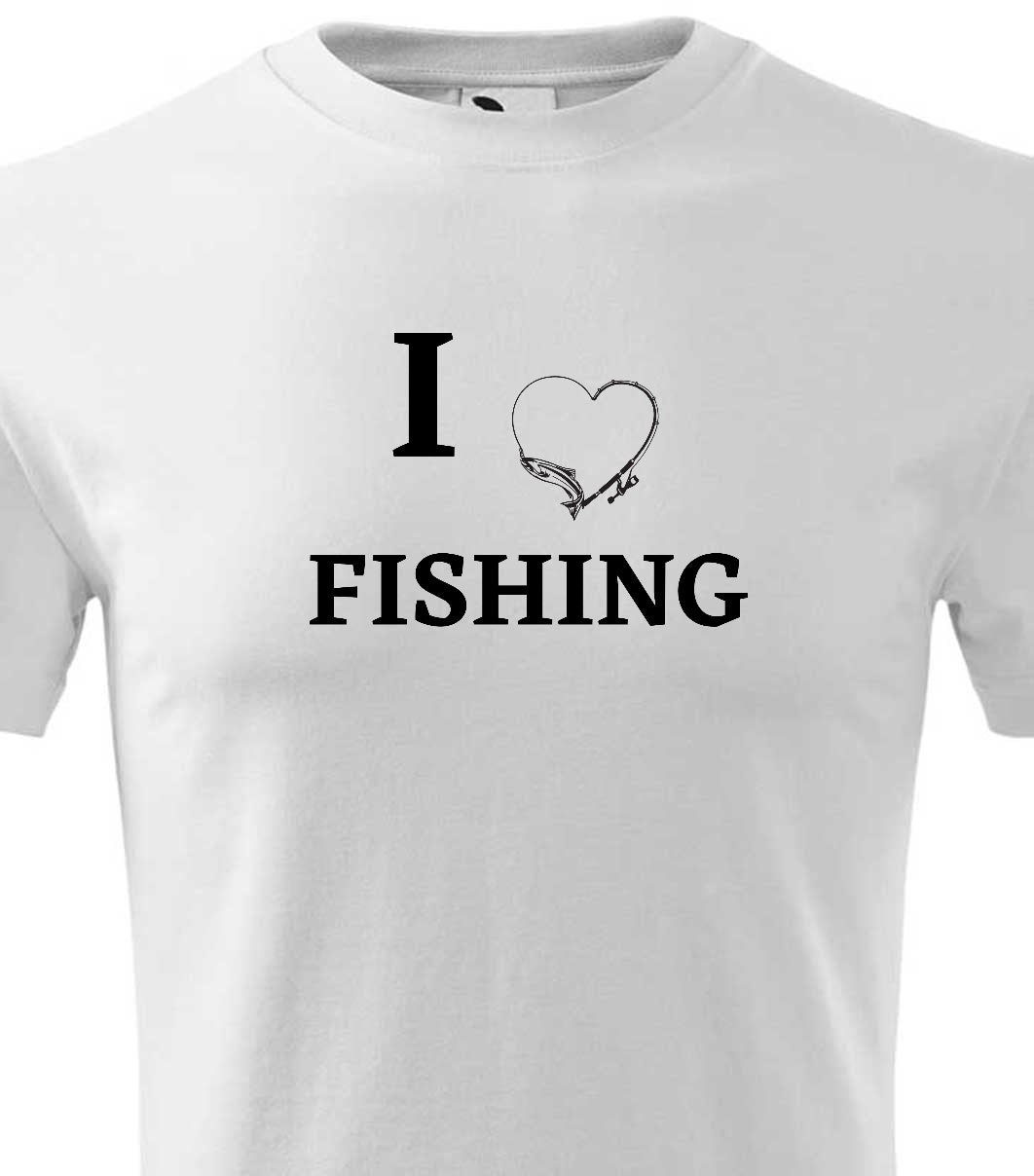 I love fishing férfi technikai póló