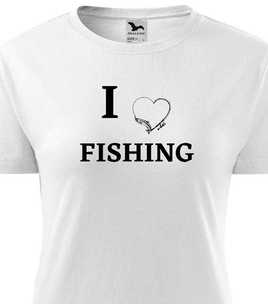 I love fishing női technikai póló