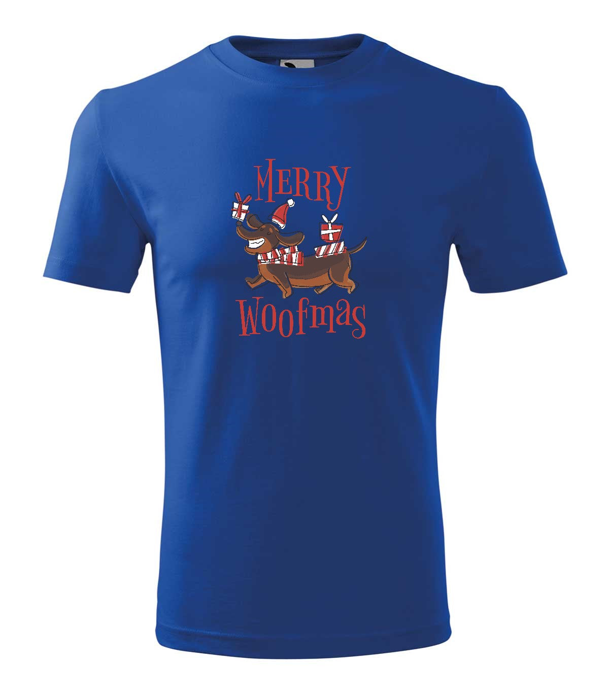 Merry Woofmas férfi technikai póló