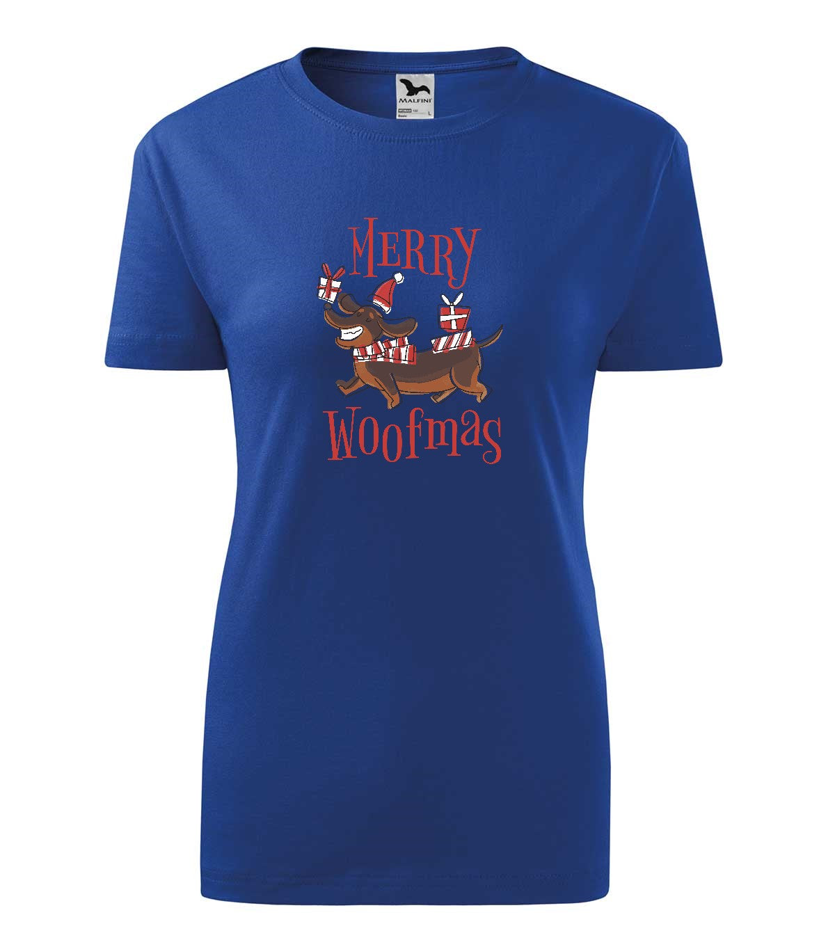Merry Woofmas női technikai póló