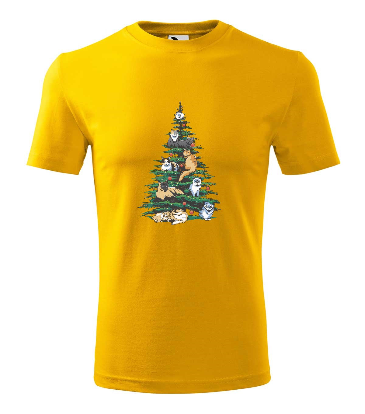 Christmas Tree with Cats férfi póló