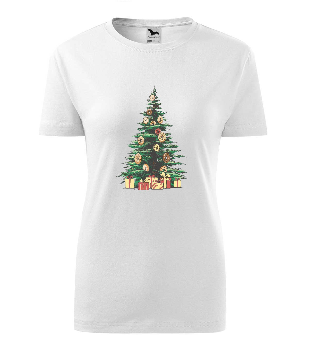 Christmas Tree with Presents női technikai póló