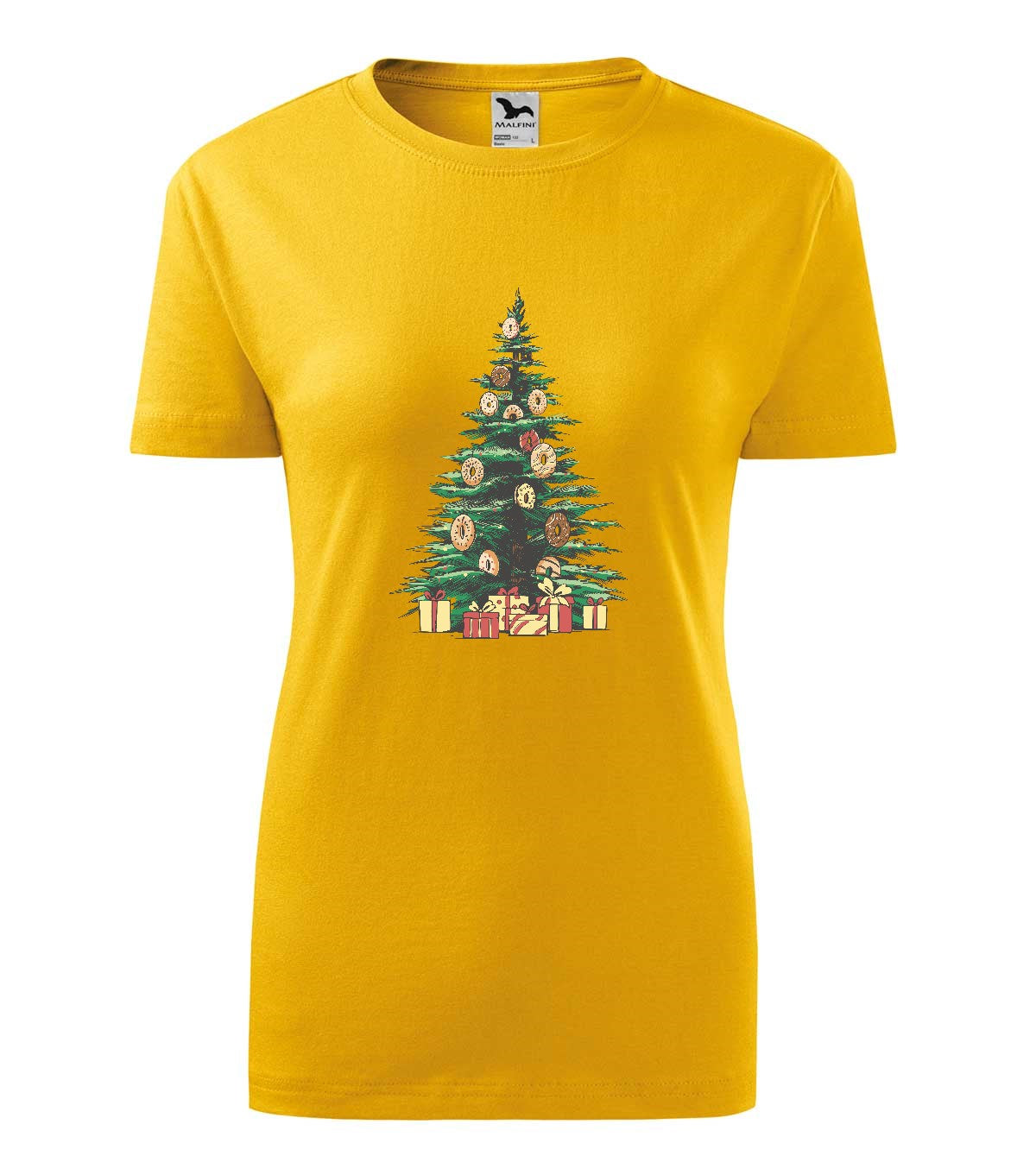 Christmas Tree with Presents női technikai póló