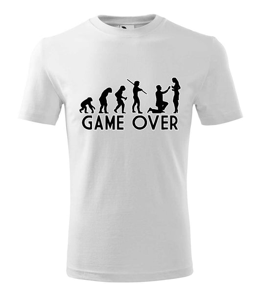 Game Over legénybúcsú férfi póló