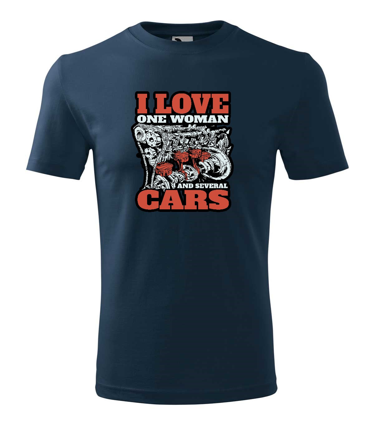 I love cars férfi póló