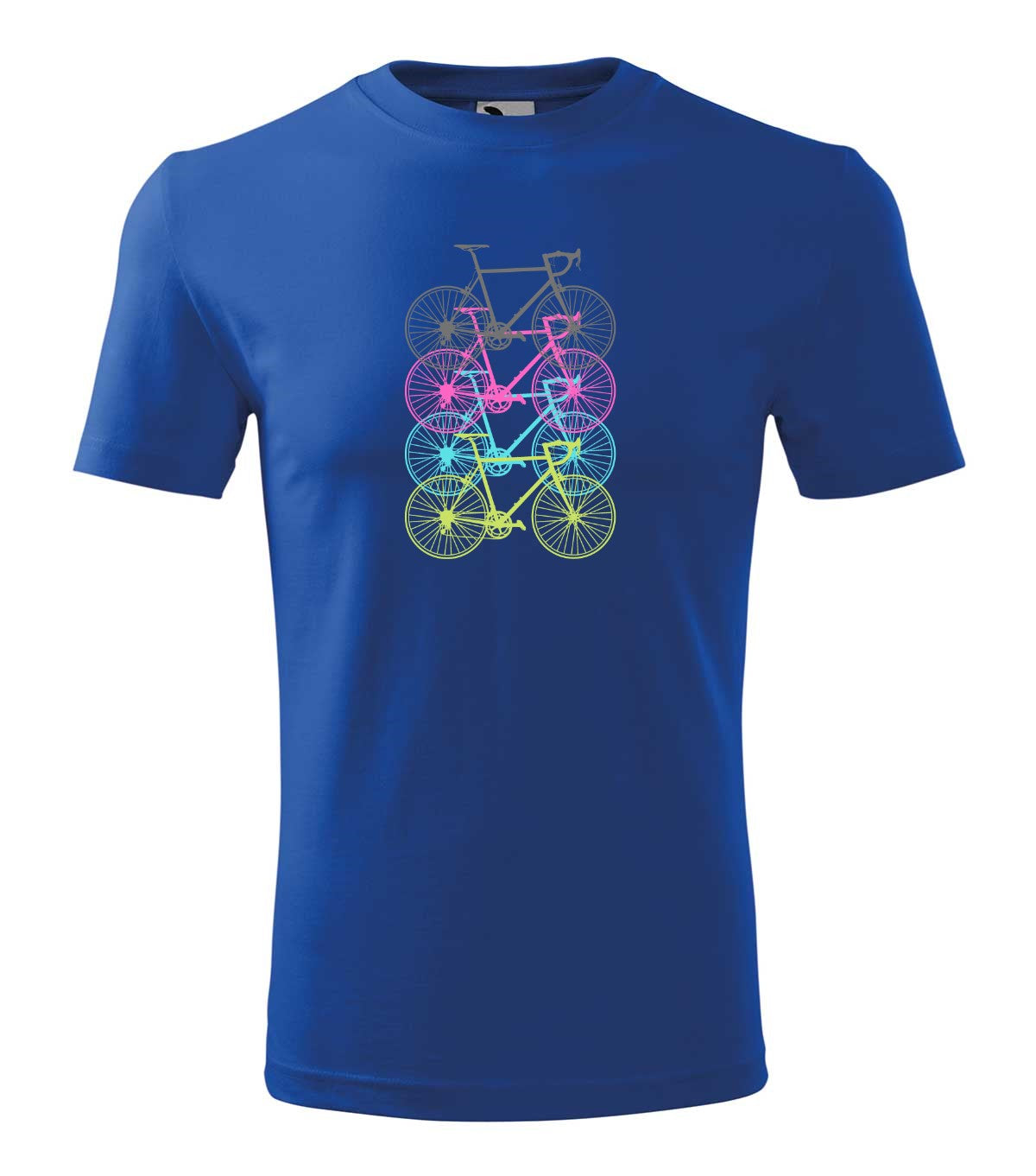 4 bicikli férfi póló