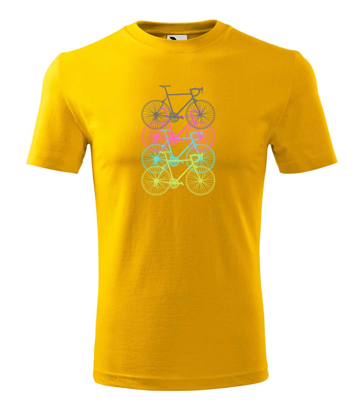 4 bicikli férfi póló