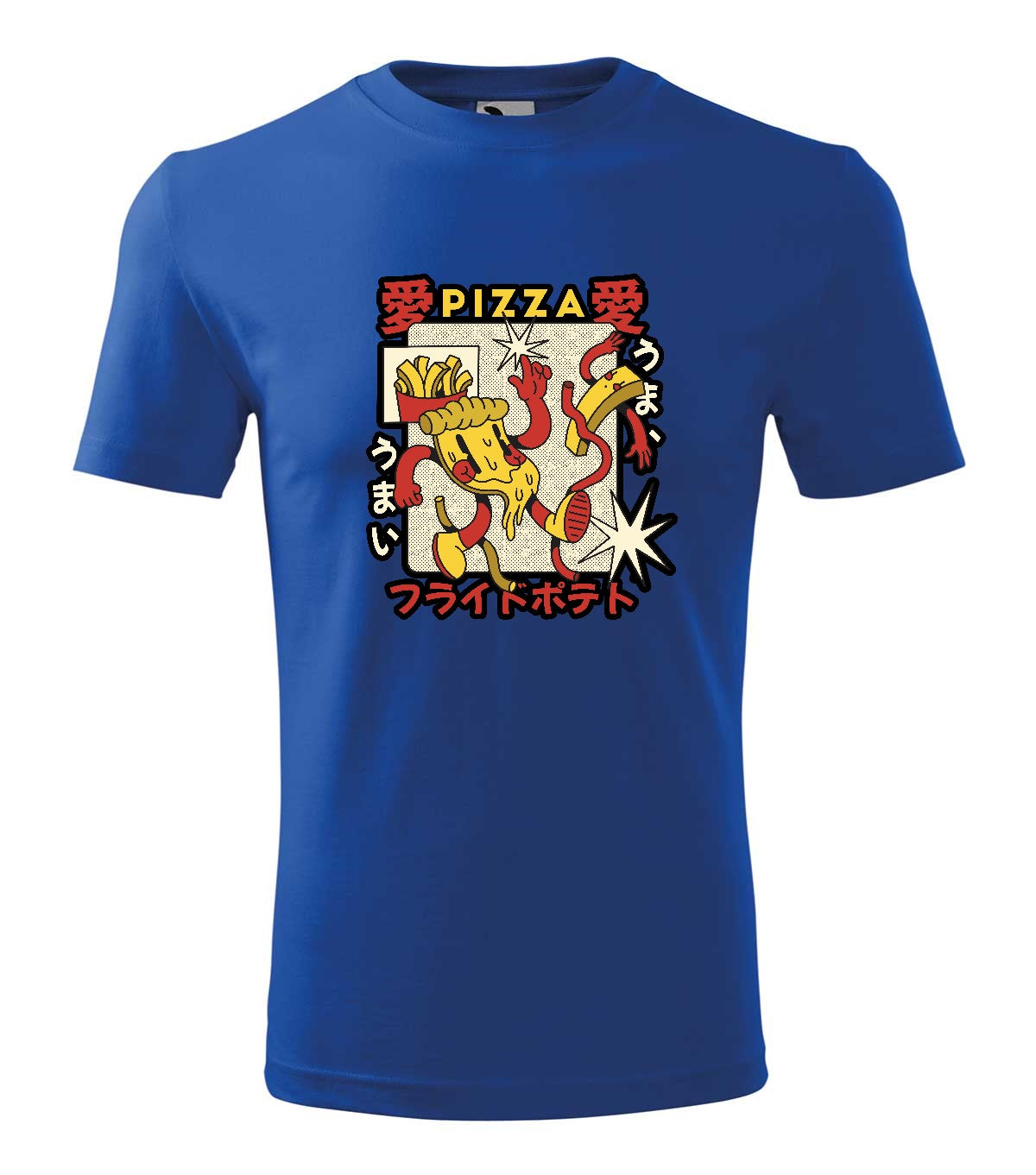 Pizza férfi póló