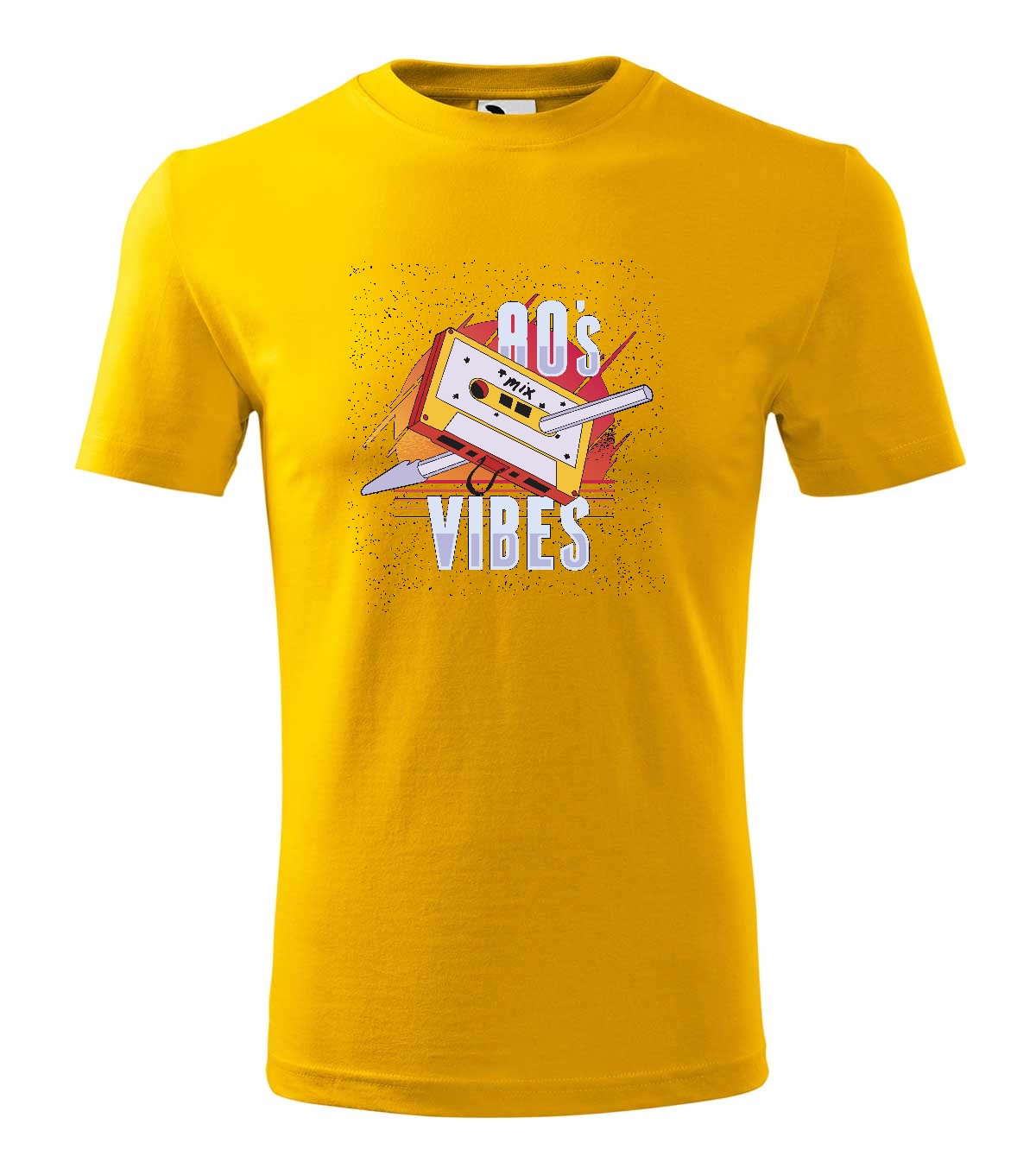 80s Vibes férfi technikai póló