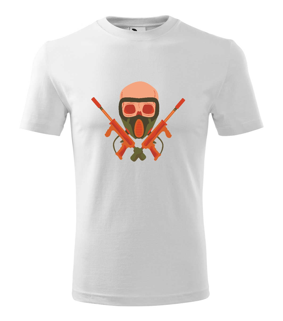 Paintball Skull férfi technikai póló