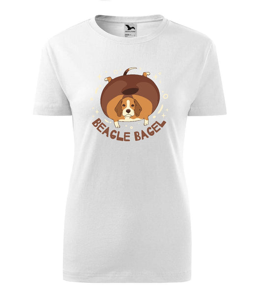 Beagle Bagel női technikai póló
