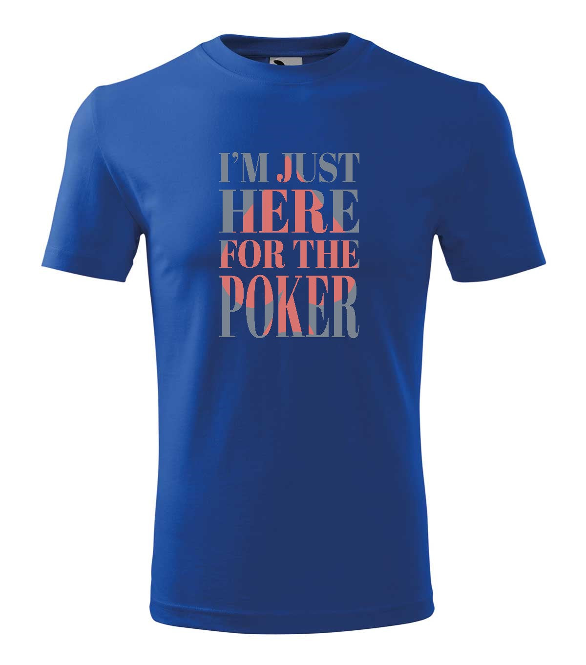 I'm just here for the Poker férfi technikai póló