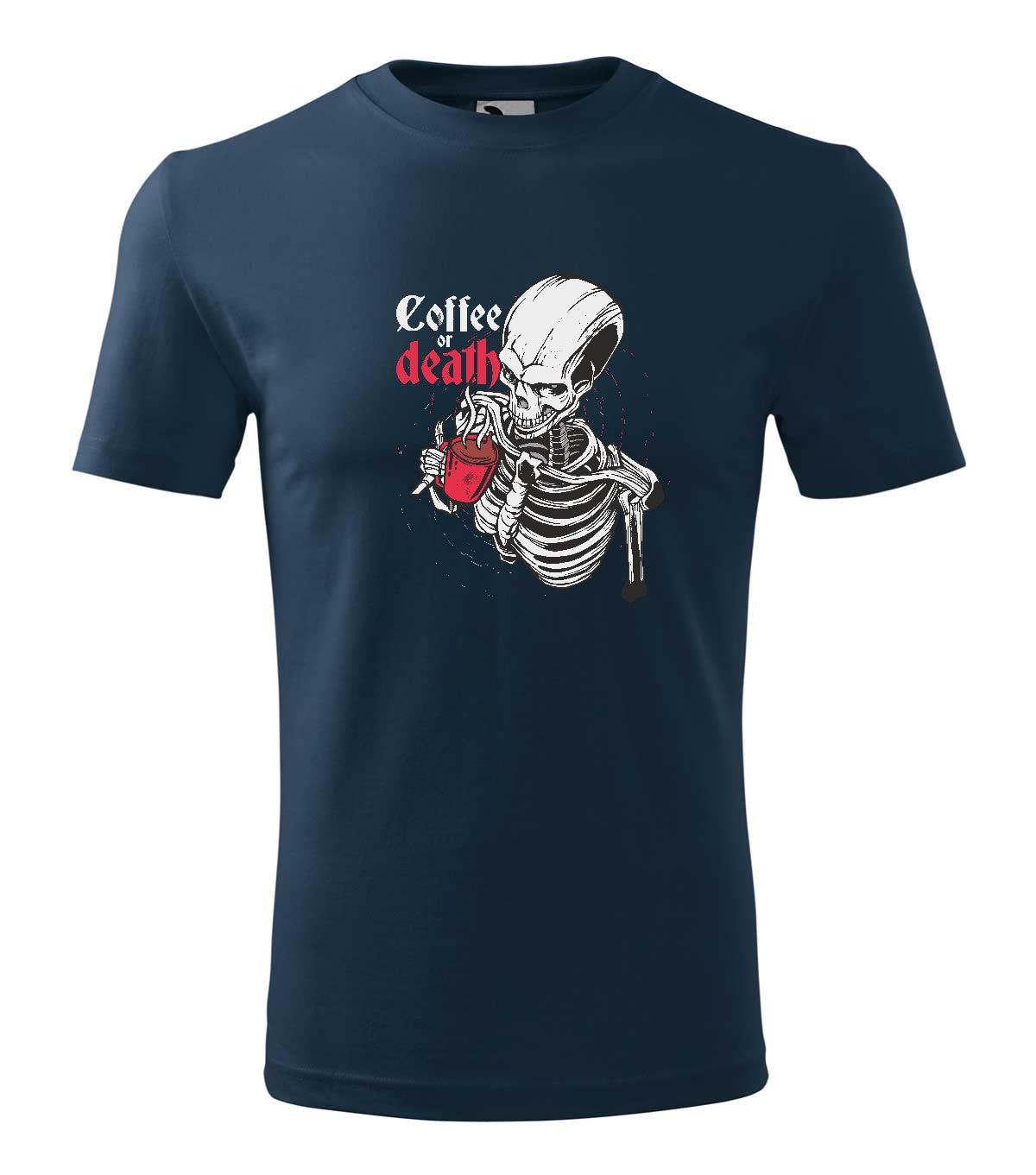 Coffe or Death férfi póló